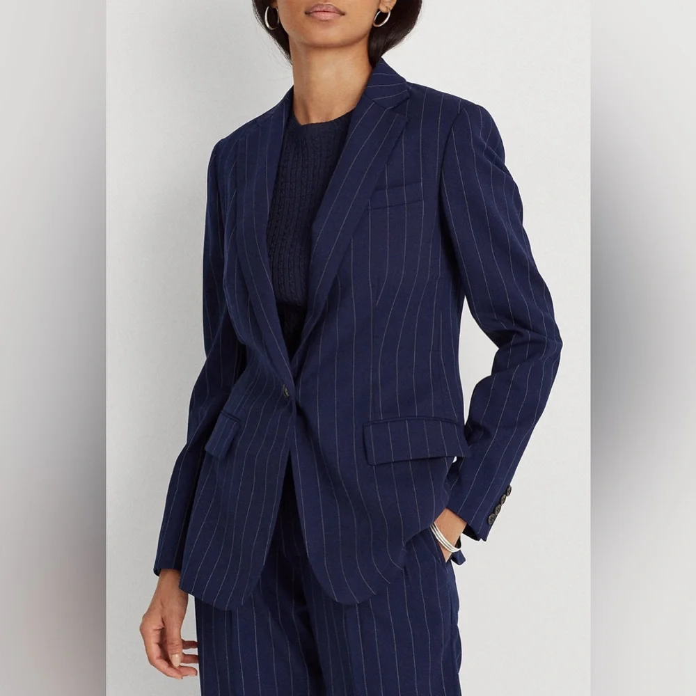 Lauren Ralph Lauren Navy Blazer size 6 - Picture 4 of 6